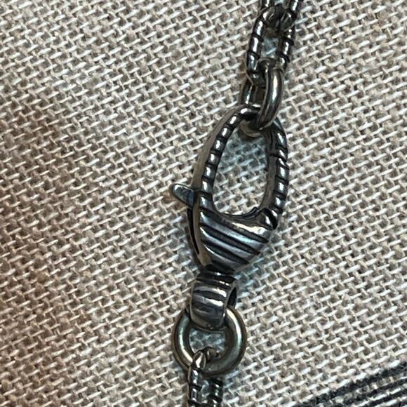 Gucci 925 Sterling Silver Double GG necklace full inclusion with COA - Picture 3 of 5
